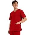 thumbnail image 5 of Cherokee Workwear Professionals Men Scrubs Top V-Neck WW695, 5 of 9