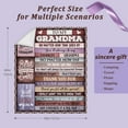 thumbnail image 5 of Grandma Gifts, Grandma Birthday Gifts, Gifts for Grandma, Grandma Gifts from Granddaughter, Grandma Gifts for Christmas, Great Grandma Gifts, Happy Birthday Grandma Throw Blanket 50"x60", 5 of 6