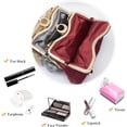 thumbnail image 5 of LZCKDPX Women Evening Bag Floral Embroidery Clutch Bag Vintage Handbag Bridal Wedding Purse Elegant Shoulder Bag,Wine Red,bag, 5 of 7