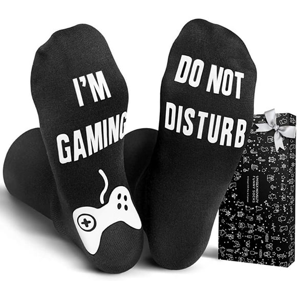 Chaussettes de Jeu Amusantes, Bas de Noël pour Hommes, Ne Pas Trouver Noël