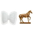 thumbnail image 1 of Cojín Moderno Para Decoración Del Hogar Con Diseño De Escultura De Animal, Cómodo Cojín Para Sofá Y Mesita De Noche Con Figura De Caballo Grabada En Resina, Decoración Para Oficina Y, 1 of 8