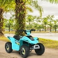 thumbnail image 3 of Patiojoy 6V Kids Mini Electric Quad ATV Battery Powered Toddler Ride On Toy Blue, 3 of 7