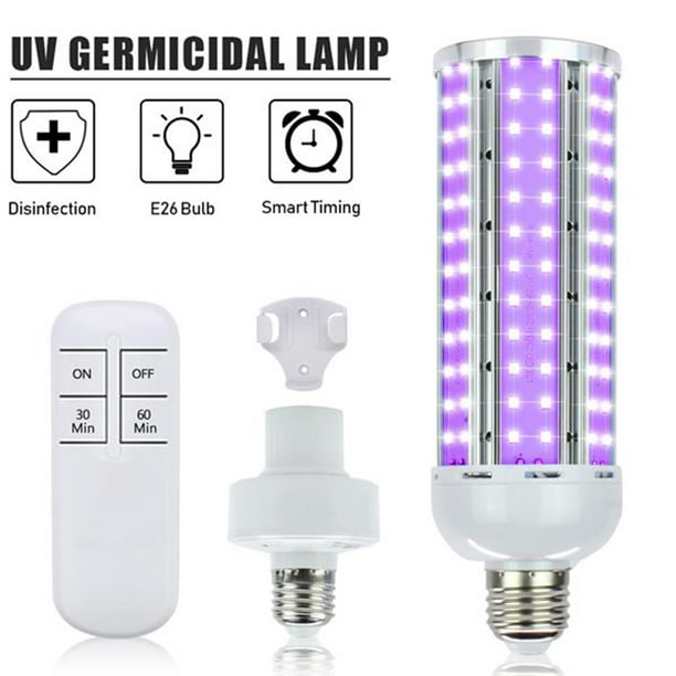 Uv Light Sanitizer Lamp 2020 New Ultraviolet Uvc Germicidal Light Bulb With Actual 260 280nm Uv C Wavelength 60w E26 110v For Large Area Disinfection Remote Control Model Walmart Walmart Uv Light Sanitizer Lamp 2020 New Ultraviolet Uvc Germicidal Light Bulb With Actual 260 280nm Uv C Wavelength 60w E26 110v For Large Area Disinfection Remote Control Model Walmart Walmart