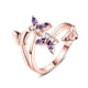 thumbnail image 1 of Anillo de diamantes azules Xihbxyly joyería de moda para mujer, 1 of 1