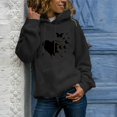 thumbnail image 2 of Pull à Manches Longues Automne Hiver pour Femmes, Imprimé, Col Rond, Sweat à Capuche, 2 of 5