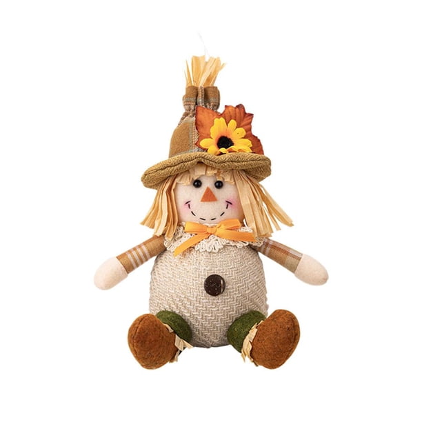 EZLIFE Gnomos de Acción de Gracias, peluche de otoño, gnomos de otoño, muñeco de adorno de cosecha, elfo X9V3