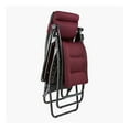 thumbnail image 2 of Lafuma R-Clip Batyline Relaxation Zero Gravity Lounge Recliner Chair, Bordeaux, 2 of 4