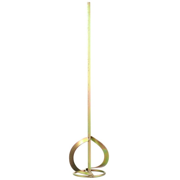 Shisuyan Golden High Carbon Steel Paint Mixer Tool for Easy Mixing in Buckets and Home Projects Size 16 Inch