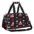 thumbnail image 3 of Qzaxky Personalized Christmas Bag Gym Bag Custom Duffle Bag Christmas Bag with Name Overnight Bag Christmas Snowflake Hat, 3 of 7