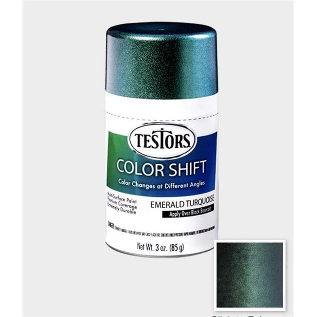 Testors Paints Tes340908 3 Oz Colorshift Emerald Turquoise Com - Color Shift Spray Paint Rustoleum