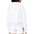 thumbnail image 5 of Women's G-III 4Her by Carl Banks  White Washington Nationals Heart Fleece Pullover Hoodie, 5 of 5