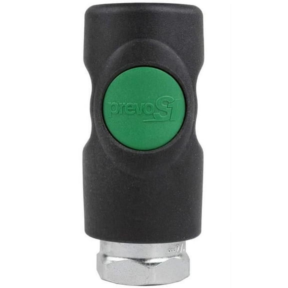 Prevost PVS-ESI-07-1201 0.25 in. High Flow Interchange Safety Air Coupler FNPT Prevo S1