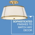 thumbnail image 4 of Hinkley Lighting - Clarke - 24W 2 LED Medium Semi-Flush Mount-9.5 Inches Tall, 4 of 9