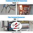 thumbnail image 7 of 75pcs PVC PiggyBack Insulated Spade Terminals 22-10AWG Wire Crimp Connectors, 7 of 7