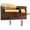 Dark Brown, variant on Pine Wood Key Holder Wall Mount for Home Decor– Farmhouse Key Holder for Wall with Mail Slot & Shelf for Mail & Accessories – Charm & Practical Storage for Apartment Essentials(Whitewash