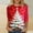Red1, variant on FDGIU Christmas Tree Shirts for Women 2025 3/4 Sleeve, Loose Fit Tunic Top with Xmas Tree Print, Holiday Casual Blouse