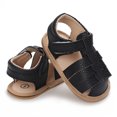 thumbnail image 5 of FDDMis Baby Shoes Boys Size 4 Shoes School Shoes for Boys Walking Shoes Baby Black Toddler Girl Shoes Girls Shoes Size 9 Little Girls Black Shoes, Black 6-12 Months, 5 of 9