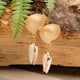 thumbnail image 2 of 1 par de pendientes de resina con forma de concha y perla, elegantes pendientes colgantes de concha de cauri para niñas y mujeres., 2 of 5