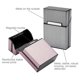 thumbnail image 5 of (Grey + Rose Gold)2 pcs Cigarette Case Men's Cigarette Box Women's Cigarette Holder Aluminum Cigarette Packet Case Magnetic Closure Cigarette Packet, 5 of 5