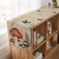 thumbnail image 6 of Table Runners 72 Inches Long Dress Scarves, Spring Mushrooms Farmhouse Kitchen/Dining Table Runner, Coffee Tablerunners, Farmhouse Pastoral Botanical Rustic 14x72 Inch, 6 of 9
