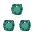 thumbnail image 2 of QualitChoice Chair Cushion Cover Seat Covers Backrest Protector Stretch Soild Color Dirt-Resistant Wedding Hotel Home Kitchen Green 3PCS, 2 of 6