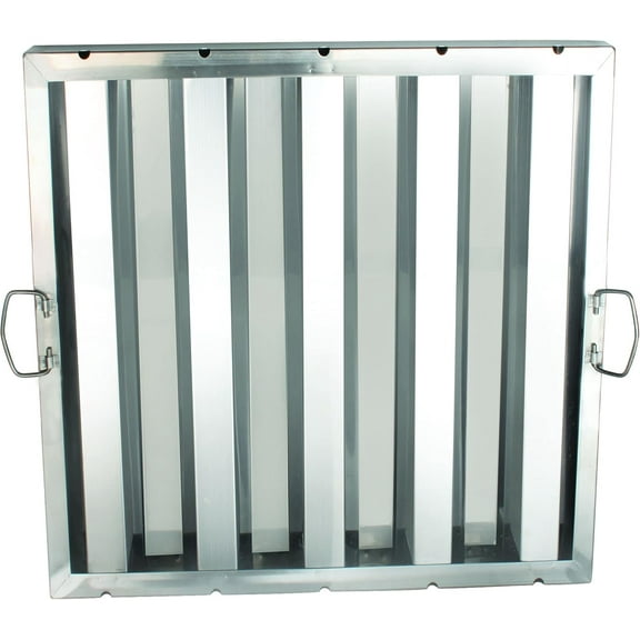 TrueCraftware-Stainless Steel 20" W x 20" H Commercial Kitchen Hood Filter- Restaurant Hood Filters Range Hood Filter Range Hood Baffle Grease Filter Kitchen Exhaust Hoods