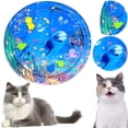 thumbnail image 4 of Tumy Time Water Play Mat Sensorial Sensor Plaza Con Pescado para Bo Gatos Interiores Rojo, 4 of 9