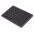 thumbnail image 1 of Numeric Keypad, Rechargeable  Number Pad For Data Entry, Portable Financial Accounting Keyboard Extensions With Touch Pad For Laptop, PC, Desktop,  Pro, Notebook, 1 of 8