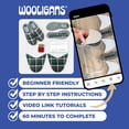 thumbnail image 2 of WOOLIGANS Slipper Making Craft Kit (Women's US Size 7/8), 2 of 12