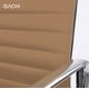 thumbnail image 4 of Juego de 2 Silla de Escritorio para Oficina Ejecutiva Ergonomica y Ajustable Café Gaon Ergonomica, 4 of 9