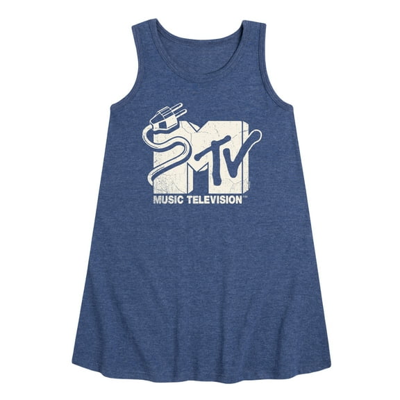 MTV - MTV Unplugged Logo - Toddler and Youth Girls A-line Dress