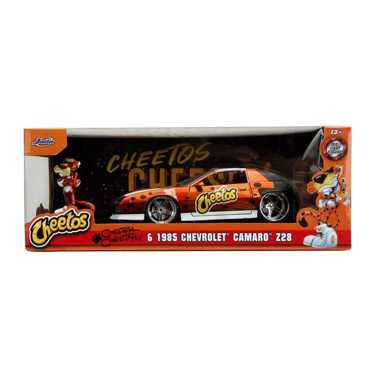 1985 Chevy Camaro Z/28 w/Chester Cheetah Figure, Cheetos - Jada