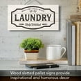 thumbnail image 6 of CounterArt "Laundry Help Wanted" Slatted Pallet Wood Wall Sign 12" by 6", 6 of 7