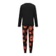 thumbnail image 4 of Pijamas familiares a juego para Halloween, peleles para bebé/ropa para perro/camisetas de manga larga y pantalones con estampado de calabaza., 4 of 7
