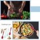 thumbnail image 3 of 4Pcs Silicone Spoons Non-Stick Mixing Spoons Set Kitchen Cooking Spoons Silicone Cooking Spoons Silicone Serving Spoons Heat-Resistant Cooking Spoons, 3 of 5