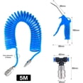 thumbnail image 4 of Pistola de soplado de aire de 5 m, manguera en espiral de aire comprimido, manguera flexible para camión para toma de limpieza de polvo, 4 of 5