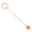 Orange, variant on BAELLERT Hoop Ball Jump Ropes Ankle Jump Ball Toy for Kids Outdoor Sports Toys for Children Interactive Jump Rope Ring Game for Fitness And Play