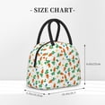 thumbnail image 2 of Balery Cute Carrot Bolsa de Almuerzo para Mujeres, Caja de Almuerzo, Bolsa de Almuerzo Pequeña Impermeable, Tote de Almuerzo Reutilizable con Gran Capacidad, 2 of 6