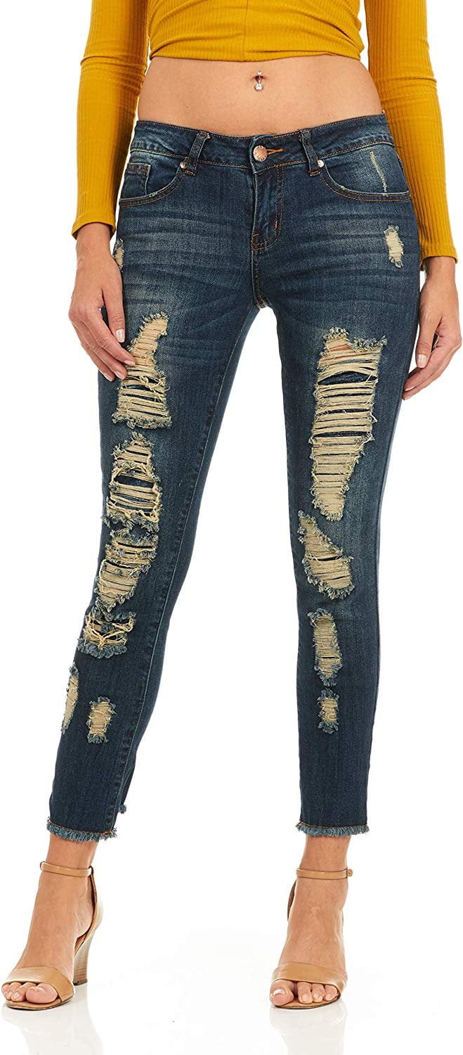 distressed khaki jeans womens