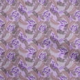 thumbnail image 1 of oneOone Viscose Chiffon Mauve Fabric Tropical Leaf Diy Clothing Quilting Fabric Print Fabric By Yard 42 Inch Wide, 1 of 5
