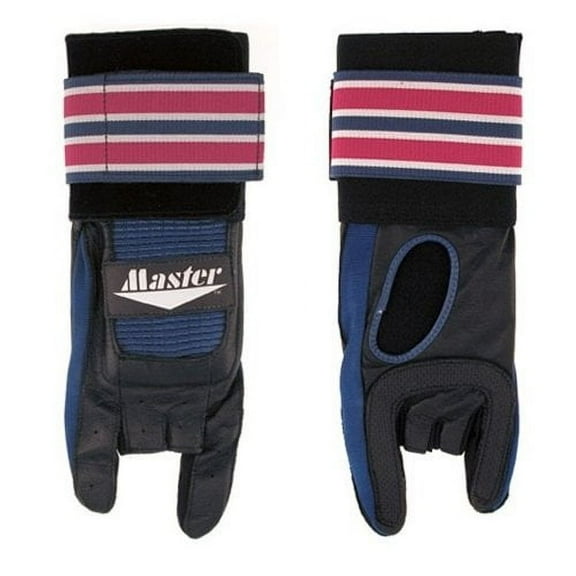 Master Bowling Deluxe Wrist Glove Right or Left Hand RH-Large