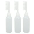 thumbnail image 2 of Botella aplicadora de cepillo para el cabello botella aplicadora de peine de raíz de capacidad de 6 oz escala transparente blanca para salón ANGGREK Otros, 2 of 8