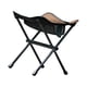 thumbnail image 3 of Taburete de camping ultraligero, silla de pesca, silla plegable impermeable para acampar Marrón, 3 of 9