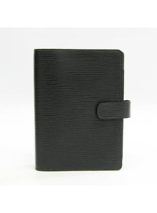 Authentic Louis Vuitton Black Taiga Agenda MM notebook