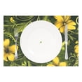 thumbnail image 2 of Ryvnso Placemats Set of 4 Elegant Tropical Floral-d1 Dining Mats Heat-Resistant Non-Slip Washable Table Mat, 2 of 8