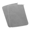 thumbnail image 1 of 2 piezas de tapete para secar platos, tapetes absorbentes de microfibra para escurrir platos, para encimera de cocina, tamaño grande, 14,96'' x 19,69'', tapete para secar platos, gris, 1 of 5