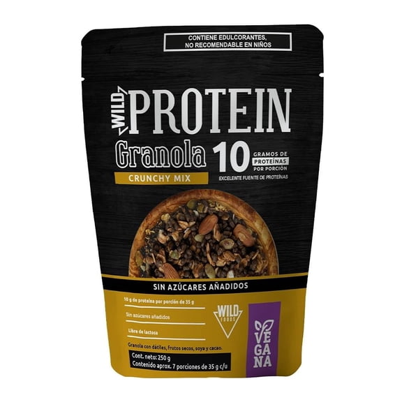 Granola Crunchy Wild Protein Wild Foods Wild Protein Granola Crunchy Doypack 250 g