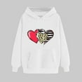 thumbnail image 2 of Fjofpr Women Clothes under $10 Womens Hoodies Pullover Graphic Women's Print Winter Hoodie Pullover Tops Long Sleeved Comfortable Sweatshirt, 2 of 5