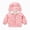 Pink, variant on Boys Girls Waterproof Rain Jacket Lightweight soft lining Kids Windbreaker Hooded Coat Easy to Fold(6-12 Months,Yellow)