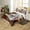 White Brown Wheat, variant on Erosebridal Western Cowboy Duvet Cover,Animal Horse Bedding Sets,Animal Print Comforter Cover,Ultra Soft Floral Bedroom Decorative,Reversible,2pcs(No Comforter)